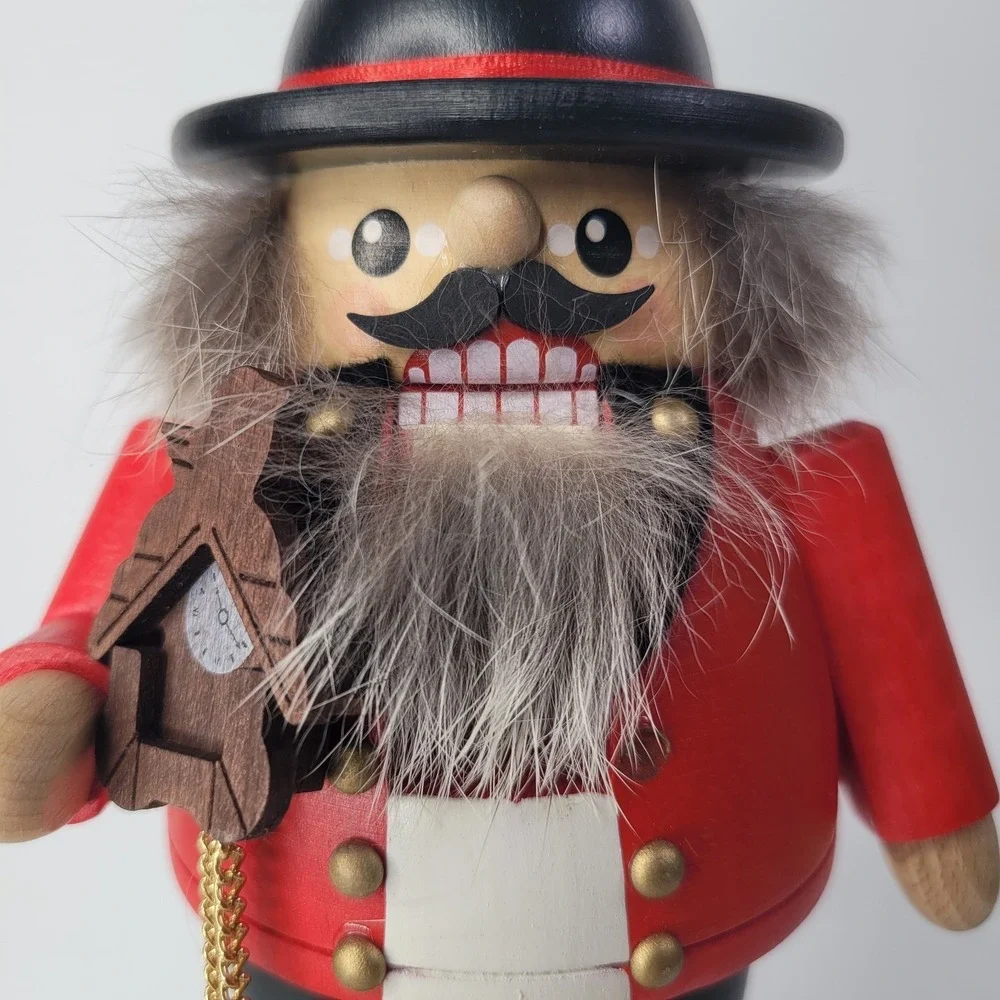 Richard Glasser Erzgebirge Cuckoo Clock Maker Nutcracker Germany 8
